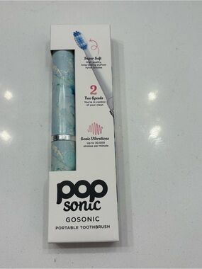 Pop Sonic Electric Toothbrush (mint marble) NEW